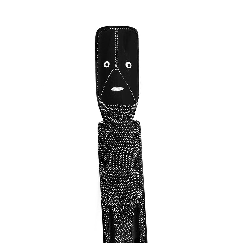 Aboriginal Artwork by Simon Namunjdja, Mimih Spirit Sculpture, 78cm