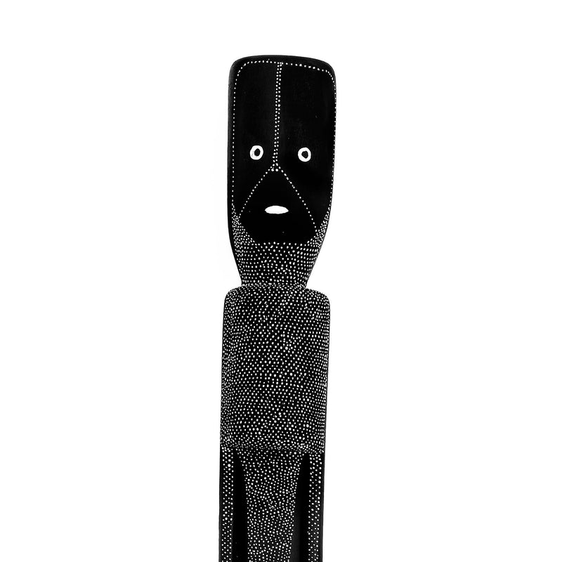 Aboriginal Artwork by Simon Namunjdja, Mimih Spirit Sculpture, 88cm