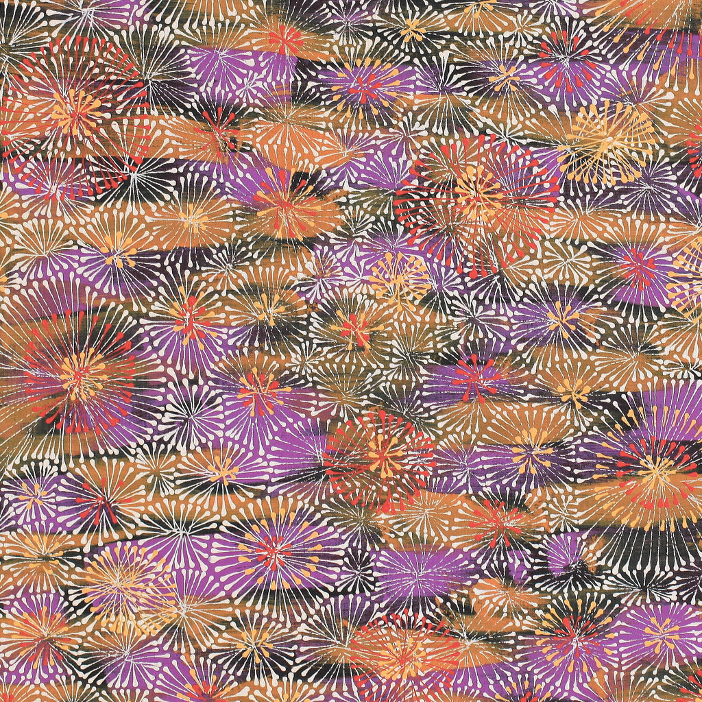 Aboriginal Artwork by Sylvaria Napurrurla Walker, Jitilypuru Jukurrpa, 76x76cm