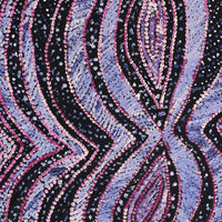 Aboriginal Artwork by Tess Napaljarri Ross, Warlukurlangu Jukurrpa (Fire country Dreaming), 76x46cm
