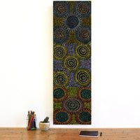 Aboriginal Art by Tina Napangardi Martin, Jinti-parnta Jukurrpa, 107x30cm - ART ARK®