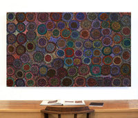 Aboriginal Artwork by Tina Napangardi Martin, Jinti-parnta Jukurrpa, 152x91cm