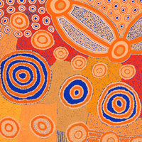 Aboriginal Artwork by Tinpulya Mervyn Rosemary Peters, Noreen Dixon, Virgillia Multa, Natalie Robin, Waru at Watarru, 168.5x152cm