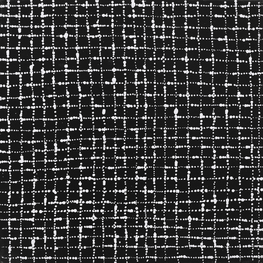 Aboriginal Artwork by Valda Napangardi Granites, Ngalyipi Jukurrpa (Snakevine Dreaming) - Mina Mina, 30x30cm