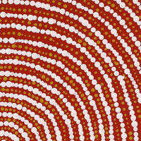 Aboriginal Artwork by Valma Nakamarra White, Warna Jukurrpa (Snake Dreaming), 30x30cm