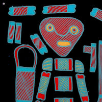 Aboriginal Artwork by Wally Wilfred, Devil Devil, 59.5x42cm Perspex