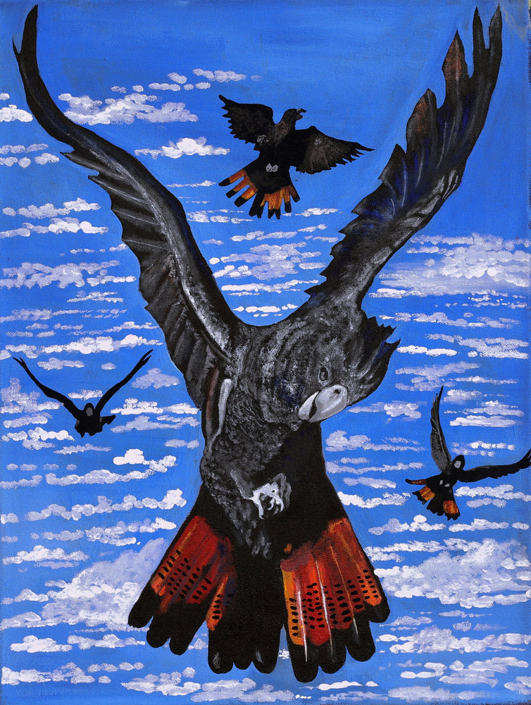 Aboriginal Artwork by Walter Jugadai, Iranti, 61x46cm