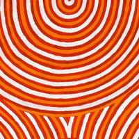 Aboriginal Artwork by Walter Jugadai, Wati Kotara Tjukurrpa at Karrinyarra (Mt. Wedge), 182.5x137cm