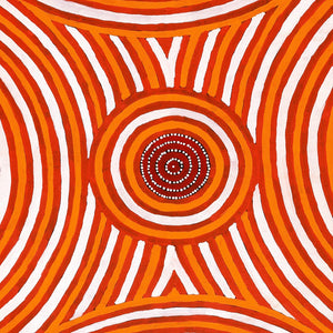 Aboriginal Art by Walter Jugadai, Wati Kotara Tjukurrpa at Karrinyarra (Mt. Wedge), 182.5x137cm - ART ARK®
