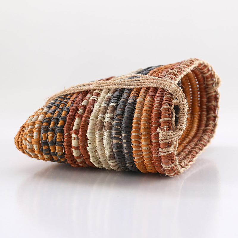 Aboriginal Art by Warŋgarrŋa #1 Ganambarr Dorothy, Bathi (woven basket) - ART ARK®