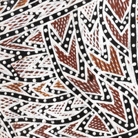 Aboriginal Artwork by Wukun Wanambi, Bamurruŋu, 124x48cm Bark