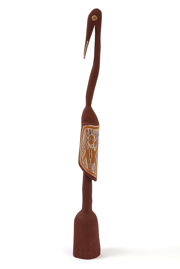Aboriginal Artwork by Yali Munuŋgurr, Wayin (Bird) Sculpture
