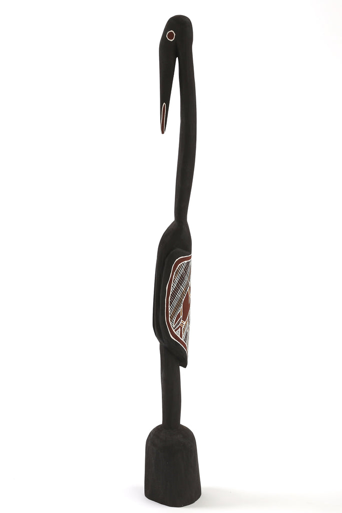 Aboriginal Artwork by Yali Munuŋgurr, Wayin (Bird) Sculpture