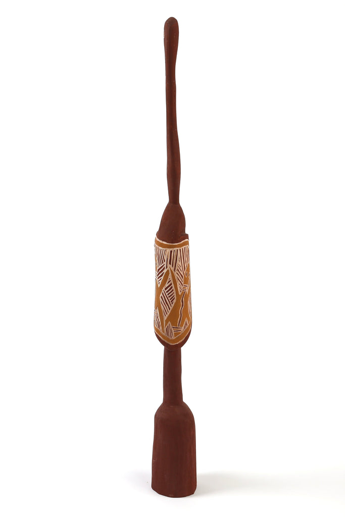 Aboriginal Artwork by Yali Munuŋgurr, Wayin (Bird) Sculpture