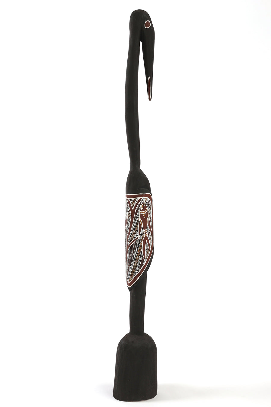 Aboriginal Artwork by Yali Munuŋgurr, Wayin (Bird) Sculpture