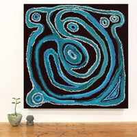 Aboriginal Artwork by Yamangara Thomas Murray, Ngayuku Ngurra, 61x61cm