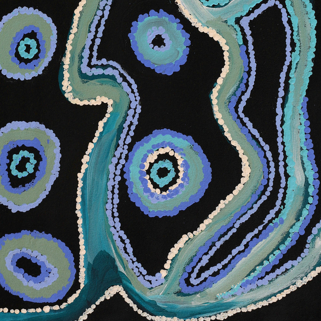 Aboriginal Art by Yamangara Thomas Murray, Ngayuku Ngurra, 91x61cm - ART ARK®