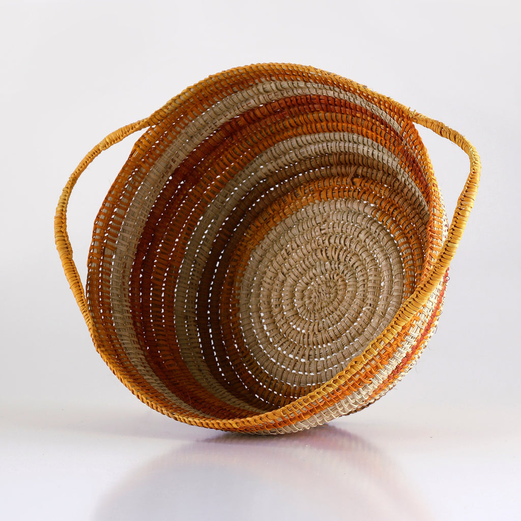 Aboriginal Artwork by Yamarrawuy #2 Munyarryun, Bathi (Woven Basket)
