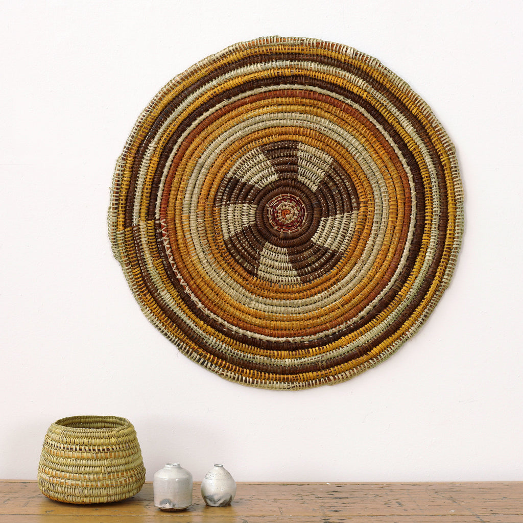 Aboriginal Art by Yamarrawuy #2 Munyarryun, Batjparra (Coiled Mat) - ART ARK®