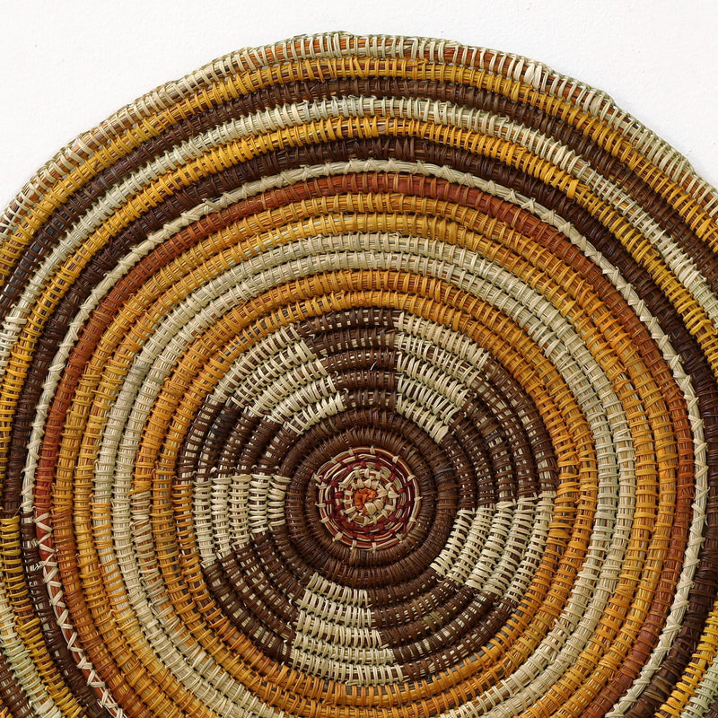 Aboriginal Artwork by Yamarrawuy #2 Munyarryun, Batjparra (Coiled Mat)