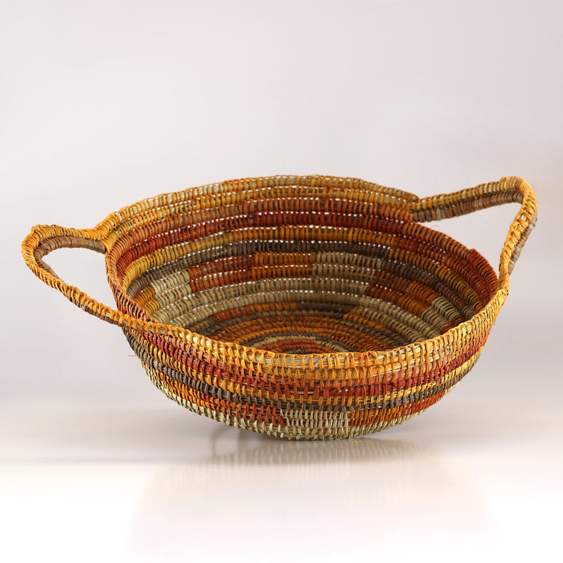 Aboriginal Artwork by Yaminy Mununggurr, Bathi (woven basket)