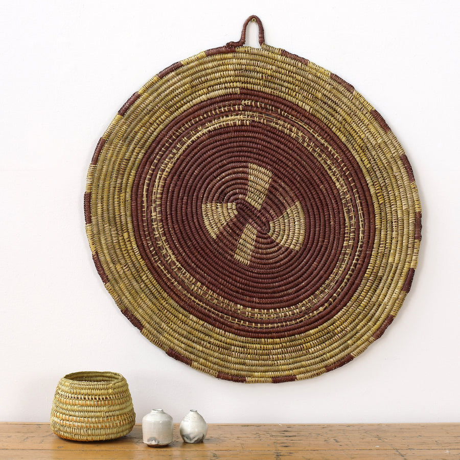 Aboriginal Artwork by Yaminy Mununggurr, Batjparra (Coiled Mat)