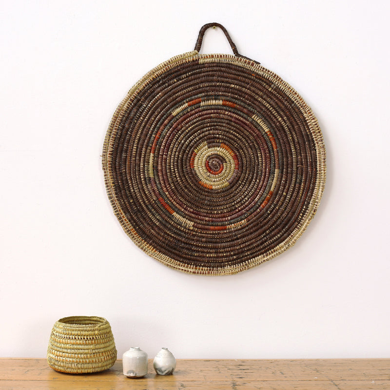 Aboriginal Artwork by Yaminy Mununggurr, Batjparra (Coiled Mat)