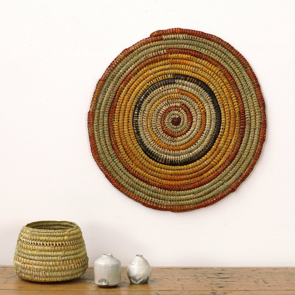 Aboriginal Artwork by Yaminy Mununggurr, Batjparra (Coiled Mat) - ART ARK®