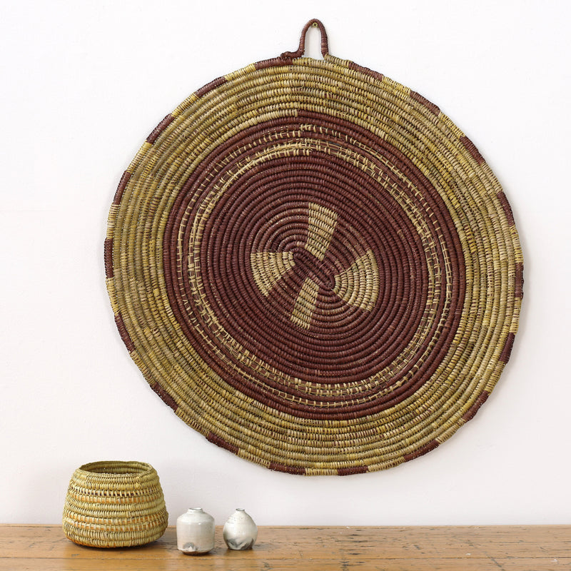 Aboriginal Artwork by Yaminy Mununggurr, Batjparra (Coiled Mat)