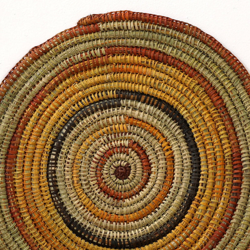 Aboriginal Artwork by Yaminy Mununggurr, Batjparra (Coiled Mat)