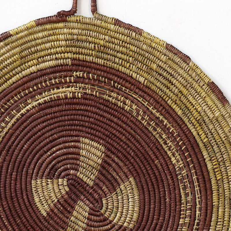 Aboriginal Artwork by Yaminy Mununggurr, Batjparra (Coiled Mat)
