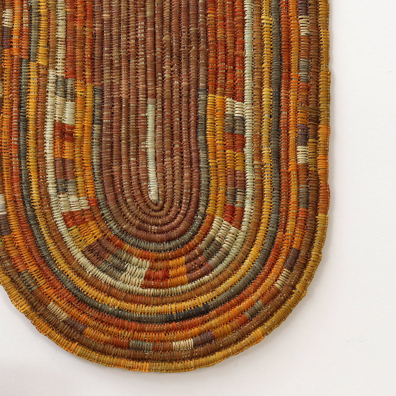 Aboriginal Artwork by Yaminy Mununggurr, Batjparra (Coiled Mat)