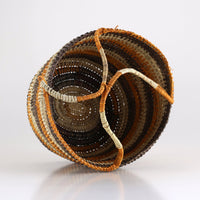 Aboriginal Art by Yaminy Mununggurr Janet, Bathi (woven basket) - ART ARK®