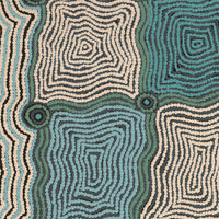 Aboriginal Artwork by Yangi Yangi Fox, Mamungari, 91x45cm
