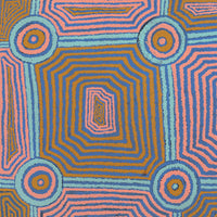 Aboriginal Artwork by Yangi Yangi Fox, Mamungari, 91x91cm