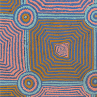 Aboriginal Art by Yangi Yangi Fox, Mamungari, 91x91cm - ART ARK®