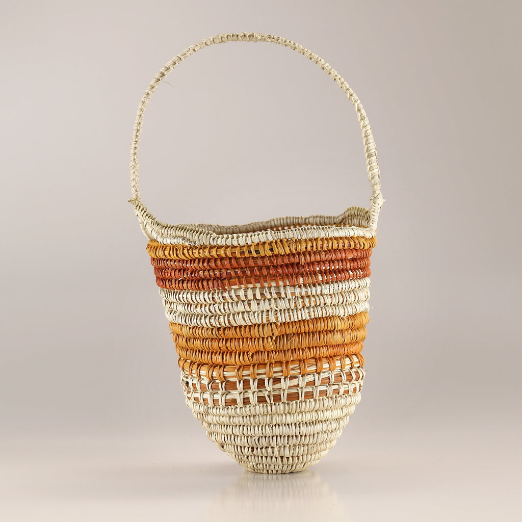 Aboriginal Artwork by Yawuku #2 Garmu, Bathi (woven basket) - ART ARK®