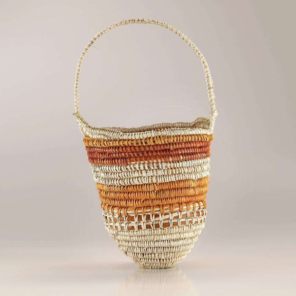 Aboriginal Art by Yawuku #2 Garmu, Bathi (woven basket) - ART ARK®