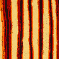 Aboriginal Artwork by Adrianna Nangala Egan, Yarla Jukurrpa (Bush Potato Dreaming) - Cockatoo Creek, 91x46cm