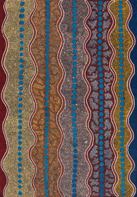 Aboriginal Artwork by Agnes Nampijinpa Fry, Ngapa Jukurrpa (Water Dreaming) - Puyurru, 152x107cm