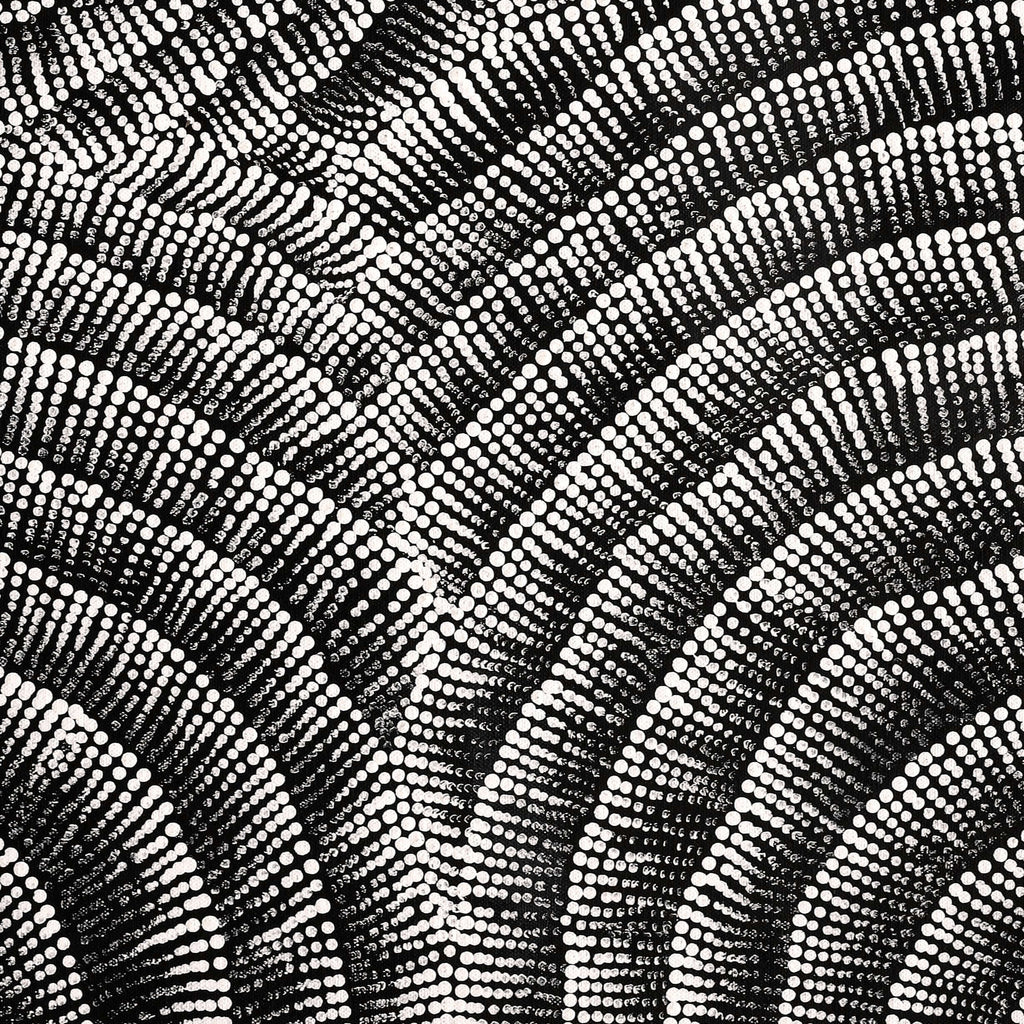 Aboriginal Artwork by Alicka Napanangka Brown, Yarla Jukurrpa (Bush Potato Dreaming), 61x46cm