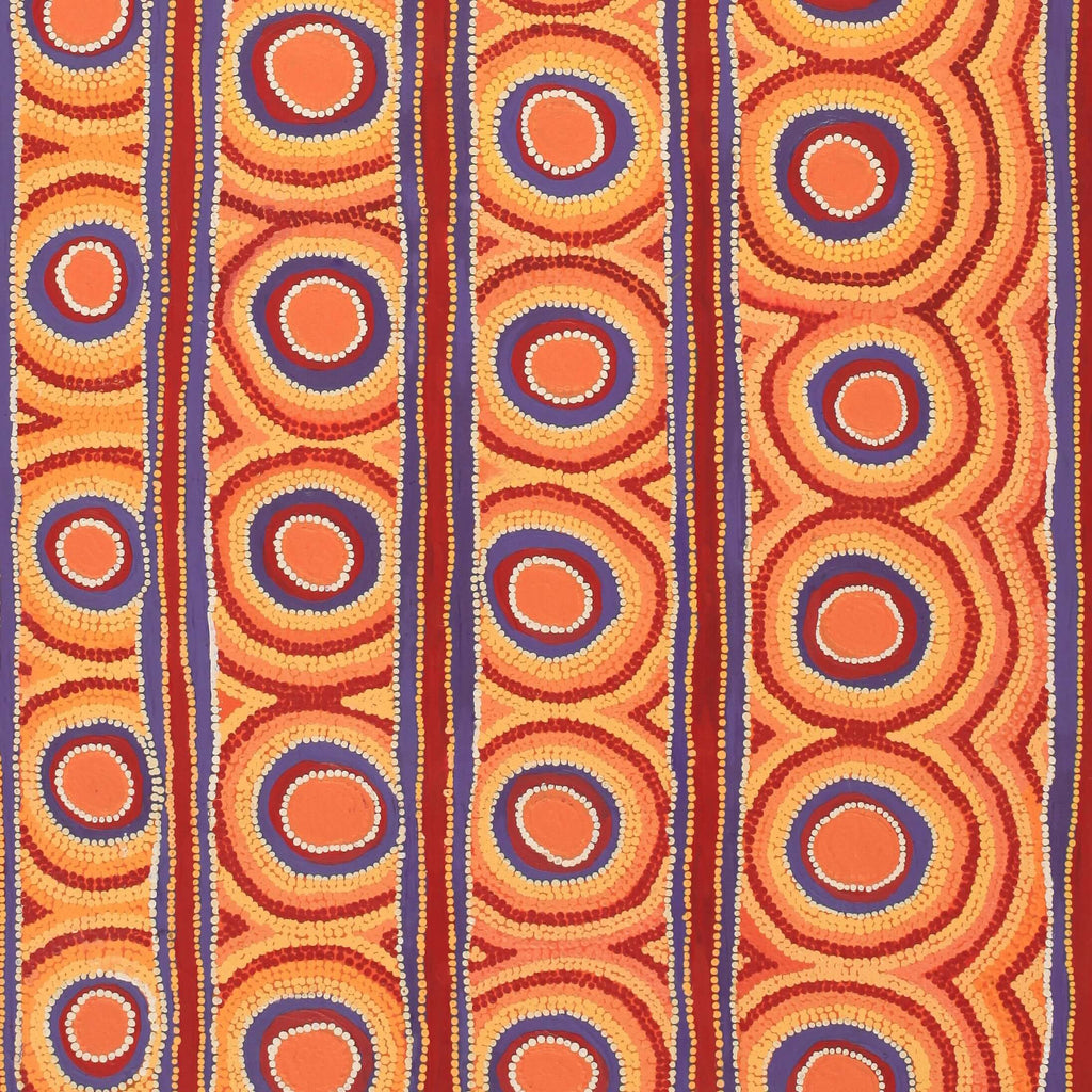 Aboriginal Artwork by Anmanari Nolan, Mulpu - Bush Mushroom, 180x77cm
