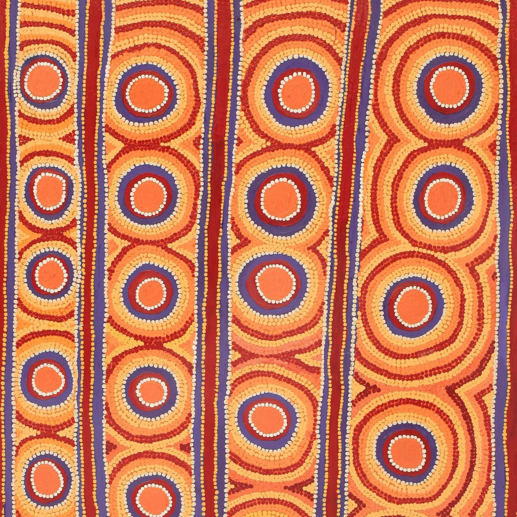 Aboriginal Artwork by Anmanari Nolan, Mulpu - Bush Mushroom, 180x77cm