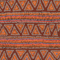 Aboriginal Artwork by Cecilia Napurrurla Wilson, Nguru Yurntumu-wana (Country around Yuendumu), 61x30cm