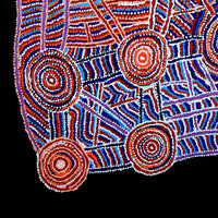 Aboriginal Artwork by Jeani Napangardi Lewis, Mina Mina Jukurrpa - Ngalyipi, 182x122cm