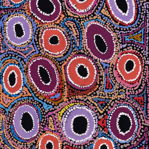 Aboriginal Art by Joy Nangala Brown, Yumari Jukurrpa, 76x30cm - ART ARK®