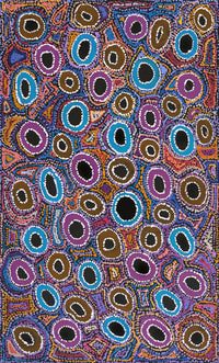 Aboriginal Artwork by Joy Nangala Brown, Yumari Jukurrpa, 76x46cm