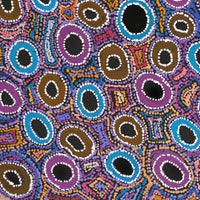 Aboriginal Art by Joy Nangala Brown, Yumari Jukurrpa, 76x46cm - ART ARK®