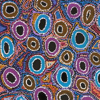 Aboriginal Art by Joy Nangala Brown, Yumari Jukurrpa, 76x46cm - ART ARK®