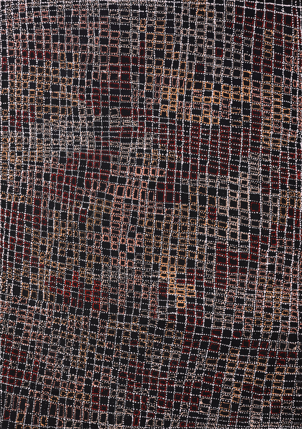 Aboriginal Artwork by Julie Nangala Robertson, Ngapa Jukurrpa (Water Dreaming) - Pirlinyarnu, 152x107cm